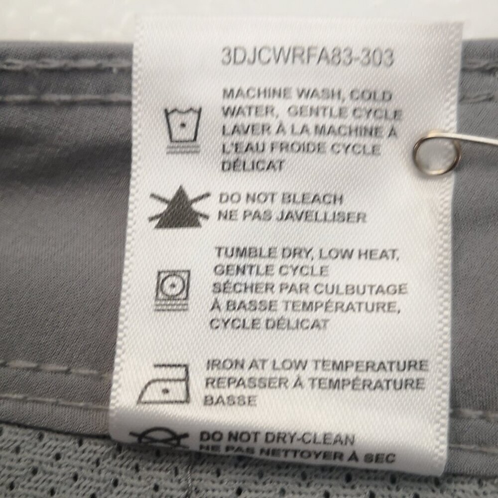 Windriver Ladies Size 14/32 Grey Roll Up Zipper & Snap Closure Casual Pants - Picture 5 of 14